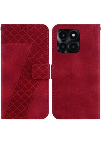 Onur X6A Kabartmalı Desen Cüzdan Pu Deri Flip Folio Kapak Için Kılıf (Yurt Dışından)