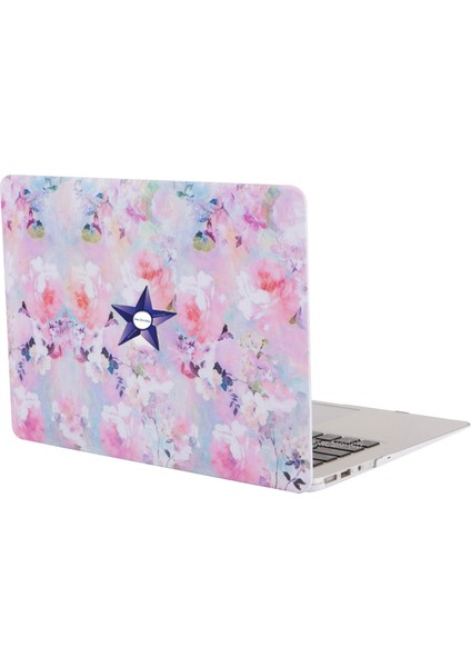 Macbook Pro Kılıf 13inç M1-M2, Flower03 (Type-c'li Model)A2338 A2289 A2251 A1706-08 A1989 A2159 ile Uyumlu