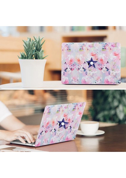 Macbook Pro Kılıf 13inç M1-M2, Flower03 (Type-c'li Model)A2338 A2289 A2251 A1706-08 A1989 A2159 ile Uyumlu