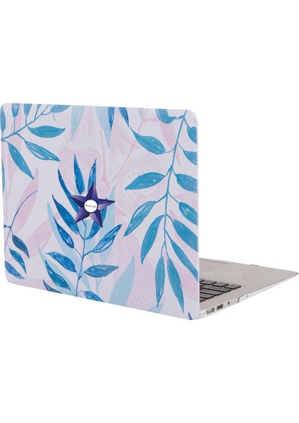 Macbook Pro Kılıf 13inç M1-M2, Flower02 (Type-c'li Model)A2338 A2289 A2251 A1706-08 A1989 A2159 ile Uyumlu