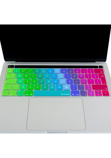 Macbook Pro Klavye Koruyucu UK(EU) İngilizce Baskı A1706 1989 2159 A1707 1990 Uyumlu Dazzle