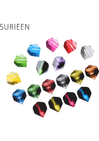 Desen 14 Stili Ool Dart Uçuşları Seti Karışık 18 Stil Deseni Profesyonel Standart Güzel Dart Kuyruğu Uçuşları Yumuşak Çelik Ucu Dart Için Kanat (Yurt Dışından)