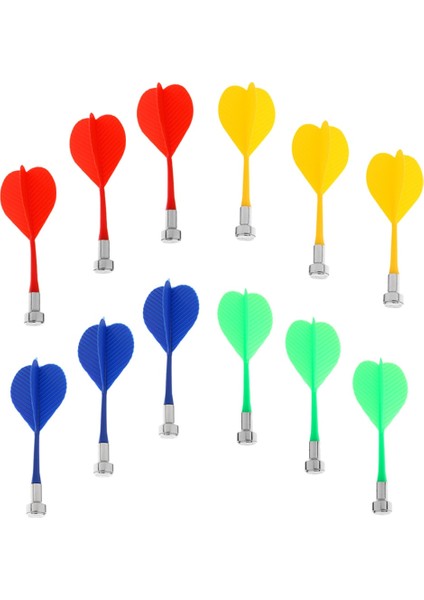 Iki Taraflı Manyetik Dart Tahtası Için 12X Manyetik Dart Yedek Dart (Yurt Dışından)