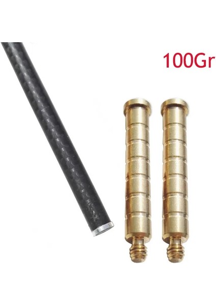 100GR Tarzı Okçuluk Bakır Bağlantı Bakır Denge Ağırlığı Vida Dişi Ekleme Fit Id Ok Mili Avcılık Ok Aksesuarları (Yurt Dışından)