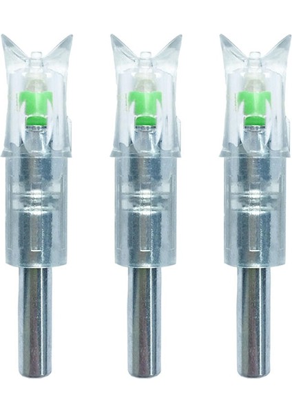 Kırmızı Aydınlık Tarzı 3 Adet Aydınlık LED Ok Nock Okçuluk Ok Arbalet Işıklı Nock Bileşik Yay Avcılık Karbon Fiberglas Ok (Yurt Dışından) fırsatları
