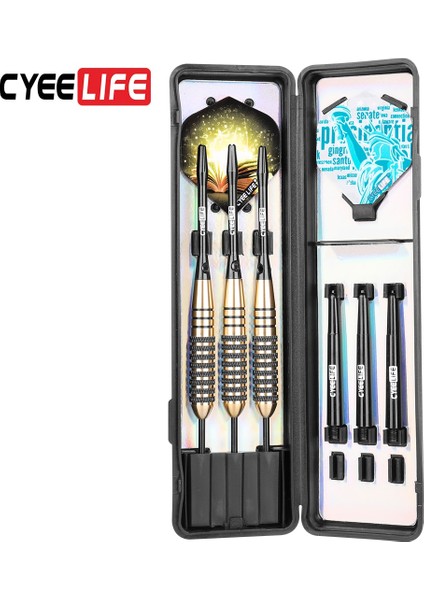 Kırmızı Stil Cyeelife Et Profesyonel Dart Ücretsiz Taşıma Kutusu 18G 20G 22G 24G Siyah Altın Renkli Çelik Ucu Pirinç Dartlı Dart Milleri (Yurt Dışından)