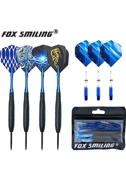 B Tarzı Fox Gülen G Profesyonel Çelik Ucu Alüminyum Dartlı Dart Dart Dart Aksesuarları ile Dart Milleri Kapalı Dart Tahtası Oyunları (Yurt Dışından)