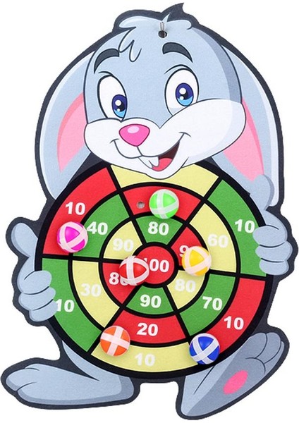 Tavşan Tarzı Hedef Yapışkan Top Dart Tahtası Yaratıcı Atmak Parti Doğa Sporları Kapalı Kumaş Güvenlik Oyuncakları Çocuklar Için Eğitim Kurulu Basketbol (Yurt Dışından)
