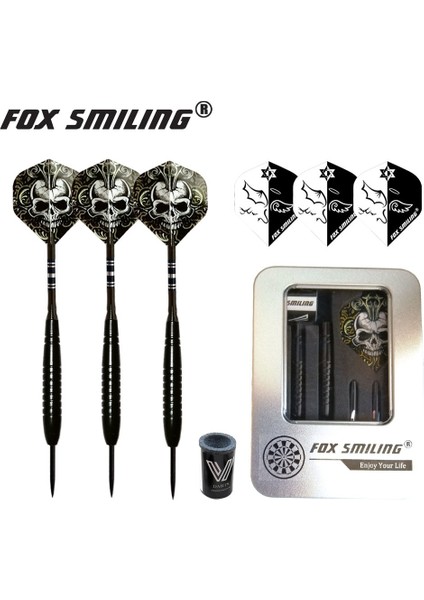 G 23G Stili Fox Gülen G Çelik Uçlu Dart Demir Kutulu Kutu Paketli Taş Bileyicili (Yurt Dışından)