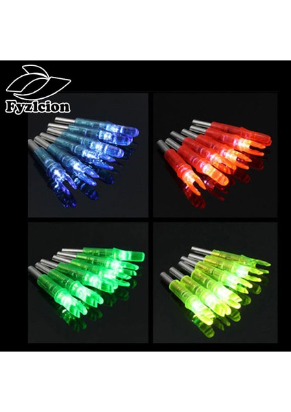 Açık Sarı Stil Avcılık Okçuluk Arbalet Orijinal LED Nock Id LED Işıklı Okçuluk Ok Nock Bileşik Yay (Yurt Dışından)
