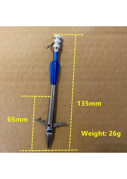 1 Adet Mavi Dart Stili Büyük Paslanmaz Çelik Yay Balıkçılık Sapanı Mancınık Dart Geniş Uçları Ok Uçları Avcılık Atış Ipuçları Bowfishing Ok (Yurt Dışından)