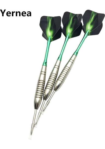 Yernea Yeni Teel Sivri Dart 22G Profesyonel Fırlatma Dartları Nikel Kaplama Gümüş Dart Varil Alüminyum Şaftlar Uçuşlar (Yurt Dışından)