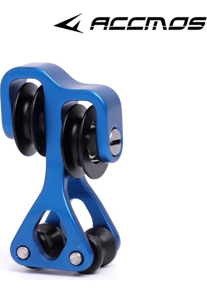 Mavi Stil Alüminyum Alaşımlı Makaralı Kablo Slaytı "bar Yay Dize Bölücü Rulo Slayt Değiştirme Bowstring Ayırıcı Ok Kasnağı (Yurt Dışından)