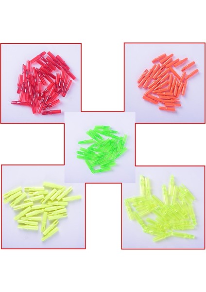 Sarı Stil Okçuluk Oklar Nocks Avcılık Yay Ok Kuyruk Aksesuarları Bileşik Olimpik Yay Multic Için Inç Plastik Ekleme Kuyruk (Yurt Dışından)