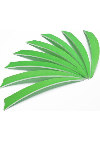 Açık Yeşil Tarzı Ield Turkey Feathers Arrow Feather Fletching Için Okçuluk Avcılık Ok Aksesuarları Doğal Tüy (Yurt Dışından)