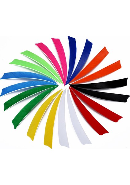Açık Yeşil Tarzı Ield Turkey Feathers Arrow Feather Fletching Için Okçuluk Avcılık Ok Aksesuarları Doğal Tüy (Yurt Dışından) fiyatları