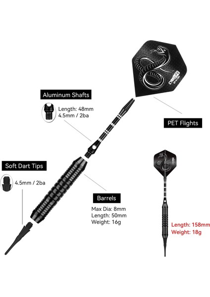 12 Adet Tarzı Cyeelife 16G Yumuşak Dart Alüminyum Şaft Uçuşlu Dart Tutucu Taşıma Çantası Aile Çubuğu Eğlence Oyunları (Yurt Dışından)