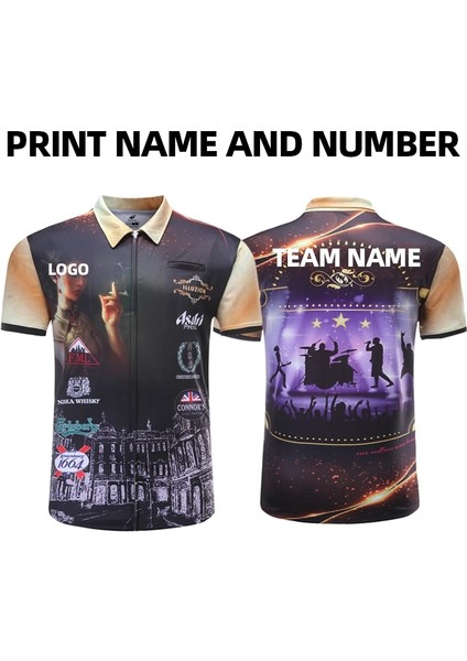 M... Özelleştirme Stili Shooting Shirt Özelleştirme Shoot Dart Erkek T Shirt Süblimasyon Baskı Çin Oem Üretici Kendi %100 Polyesterinizi Tasarlayın (Yurt Dışından)