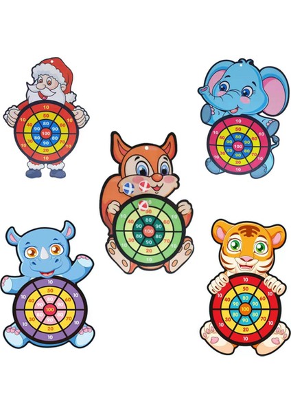 Panda Tarzı Çocuklar Karikatür Hayvan Dart Tahtası Sevimli Farklı Hayvanlar Dart Hedef Doğruluk Hassas Hedef Çocuklar Boş Zaman Sporları (Yurt Dışından)