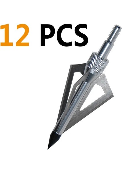 Gümüş Tarzı Owerful Avcılık Ok Uçları Keskin 3 Bıçak Paslanmaz Balıkçılık Ok Ipuçları Arbalet Yay Için Çelik Alüminyum Alaşım Broadheads (Yurt Dışından)