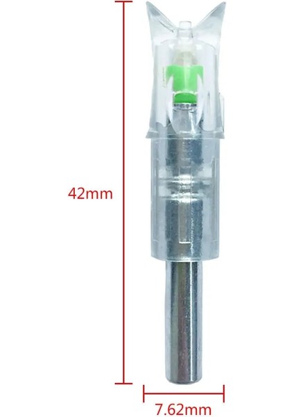 Yeşil Aydınlık Tarzı 3 Adet Aydınlık LED Ok Nock Okçuluk Ok Arbalet Işıklı Nock Bileşik Yay Avcılık Karbon Fiberglas Ok (Yurt Dışından) fırsatları