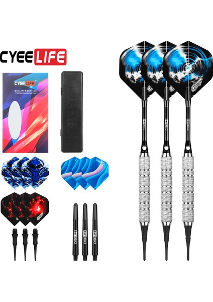 18G Tarzı Cyeelife G Yumuşak Uçlu Dart Profesyonel Elektronik Dartlı Naylon Yumuşak Uç Noktalı Dardos Aksesuarları (Yurt Dışından)