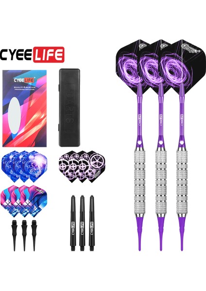18G Tarzı Cyeelife G Yumuşak Uçlu Dart Profesyonel Elektronik Dartlı Naylon Yumuşak Uç Noktalı Dardos Aksesuarları (Yurt Dışından)