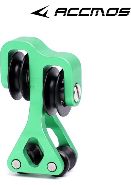 Yeşil Stil Alüminyum Alaşımlı Makaralı Kablo Slaytı "bar Yay Dize Bölücü Rulo Slayt Değiştirme Bowstring Ayırıcı Ok Kasnağı (Yurt Dışından)