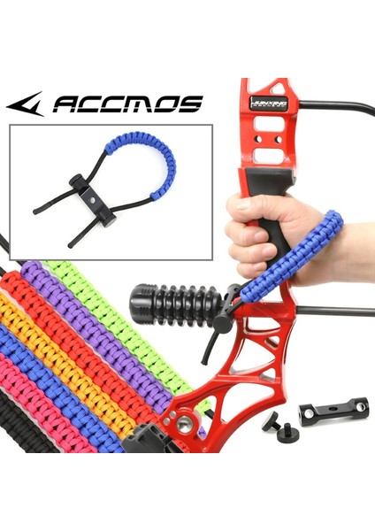 No.5 Tarzı Okçuluk Bileşik Yay Bilek Sling Okçuluk Hedef Atıcı Avcılık Için Ayarlanabilir Kayış Deri Metal Grommet (Yurt Dışından)