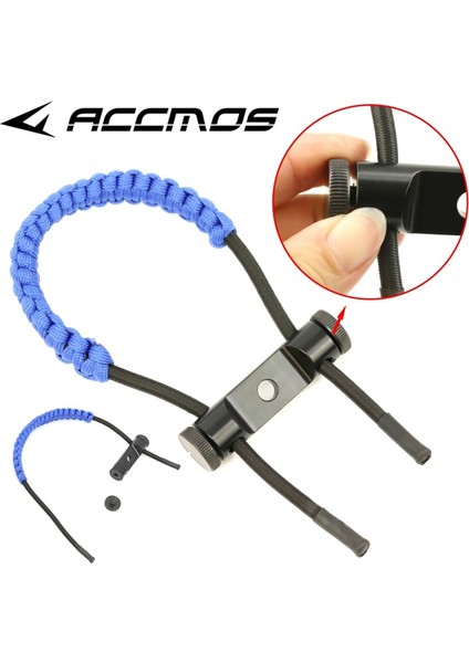 No.5 Tarzı Okçuluk Bileşik Yay Bilek Sling Okçuluk Hedef Atıcı Avcılık Için Ayarlanabilir Kayış Deri Metal Grommet (Yurt Dışından)
