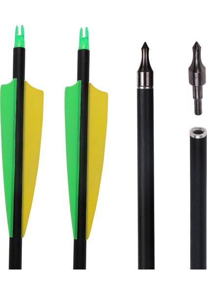 Stili Temizle Adet Karışık Karbon Ok 30 Inchee 500 Olimpik Yaylı Okçuluk Avcılığı Için Kancalı ve Çıkarılabilir Tahta Başlı (Yurt Dışından) indirimleri