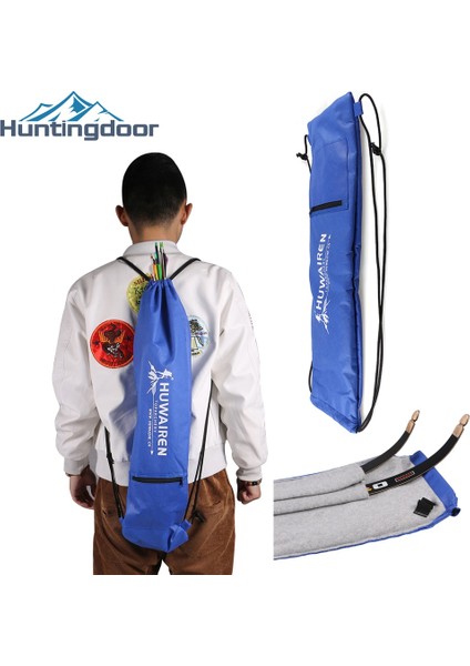 Huntingdoor cm Basit ve Taşınabilir Yay ve Ok Çantası Avcılık Yay Çekimi Açık Hava Okçuluk Ekipmanları Aksesuar Naylon Çanta (Yurt Dışından)
