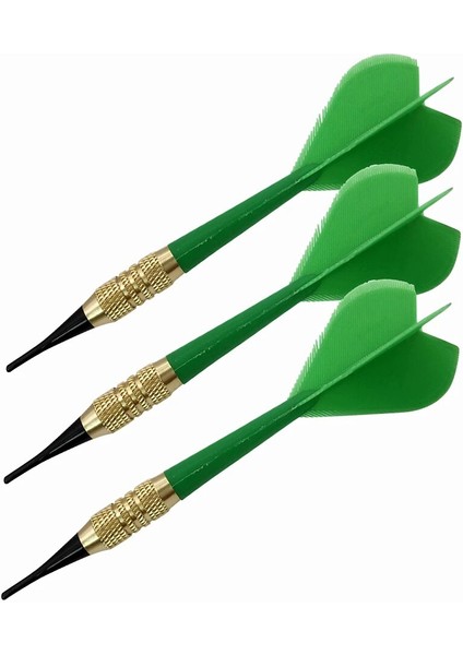 3 Adet 9g Yeşil Stil Cavalier Profesyonel Dart 9gg Yumuşak Dart Elektronik Yumuşak Uçlu Dardos Profesyonel Dart Tahtası Oyunu Için (Yurt Dışından)