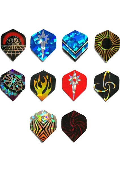 C Stili Adet Dart Uçuşları Çoklu Stiller Renkli Pet Dart Uçuşları Yüksek Li Dayanıklı Pvc Dart Aksesuarları (Yurt Dışından)