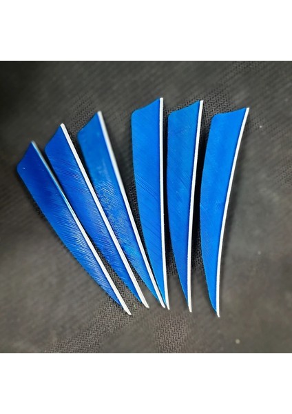 Açık Mavi Tarzı Dıy Okçuluk Aksesuarları 4ıeld Turkey Feathers Arrow Feather Herhangi Bir Ahşap Karbon Ok Mili Için Fletching (Yurt Dışından)