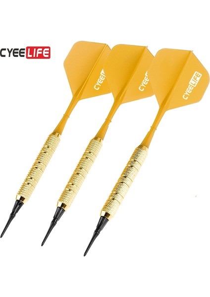 Sarı Stil Cyeelife 18G Dart Yumuşak Ucu Dart Dart Tahtası Ucu Spor Oyunu Için Kapalı Spor Iğne Fırlatma 3 Adet (Yurt Dışından)