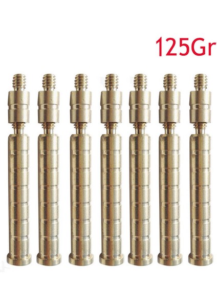 125GR Tarzı Okçuluk Bakır Bağlantı Bakır Denge Ağırlığı Vida Dişi Ekleme Fit Id Ok Mili Avcılık Ok Aksesuarları (Yurt Dışından)