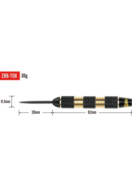 Cyeelife 30 Gram Pirinç Çelik Dart Fıçıları Ağır ve Aksesuarsız Parçalar (Yurt Dışından)