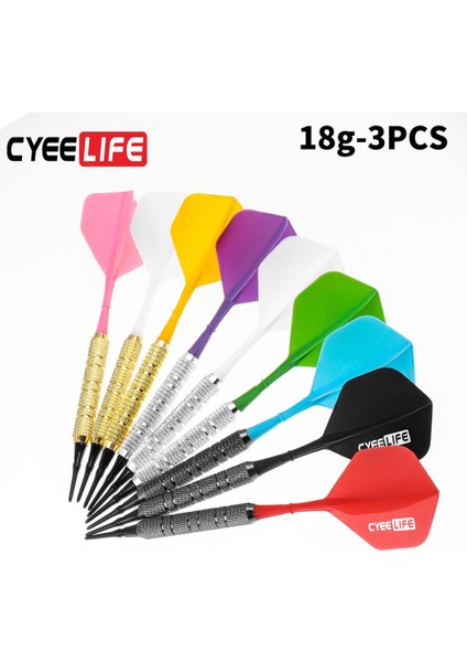 Chaoduo Shop Pembe Tarzı Cyeelife 18G Dart Yumuşak Ucu Dart Dart Tahtası Ucu Spor Oyunu Için Kapalı Spor Iğne Fırlatma 3 Adet (Yurt Dışından)