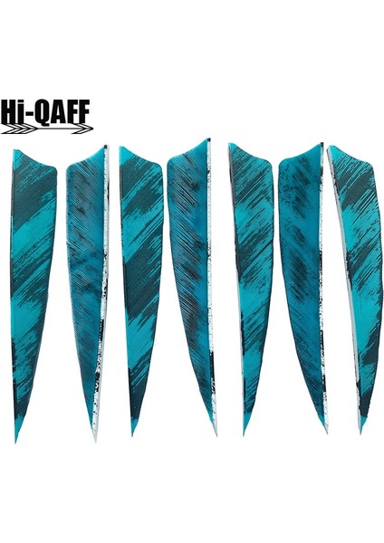 Floresan Pembe Tarzı Hi-Q 4 Inç Avcılık Ok Tüyleri Kalkan Kesim Fletches Mürekkep Boyama Türkiye Tüyleri Fletching Okçuluk Aksesuarları (Yurt Dışından) fiyatları