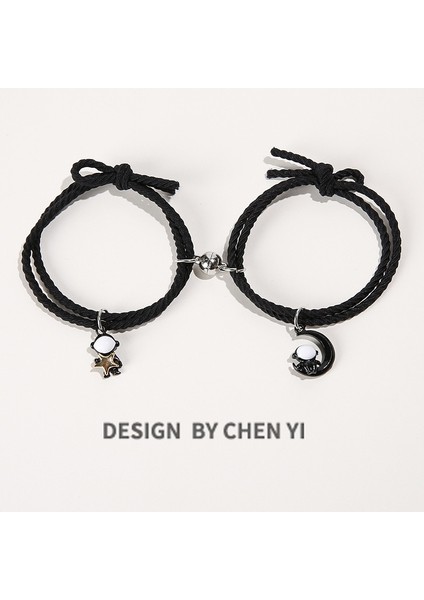 No.16 Tarzı Ay Robotlar Kolye ile Karikatür Manyetik Çift Bilezikler Sevimli Karşılıklı Cazip Dostluk Halat Arkadaşlar Için Hediyeler ASD88 (Yurt Dışından) indirimleri