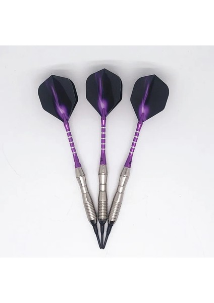 No.6 Tarzı 3 Adet Profesyonel Dart Seti 18G Yeşil Yumuşak Uçlu Dart Alüminyum Alaşımlı Dart Atma Oyunu (Yurt Dışından)