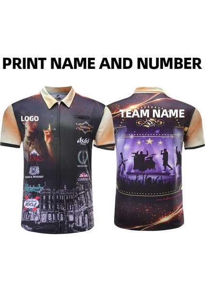 Xs... Özelleştirme Stili Shooting Shirt Özelleştirme Shoot Dart Erkek T Shirt Süblimasyon Baskı Çin Oem Üretici Kendi %100 Polyesterinizi Tasarlayın (Yurt Dışından)