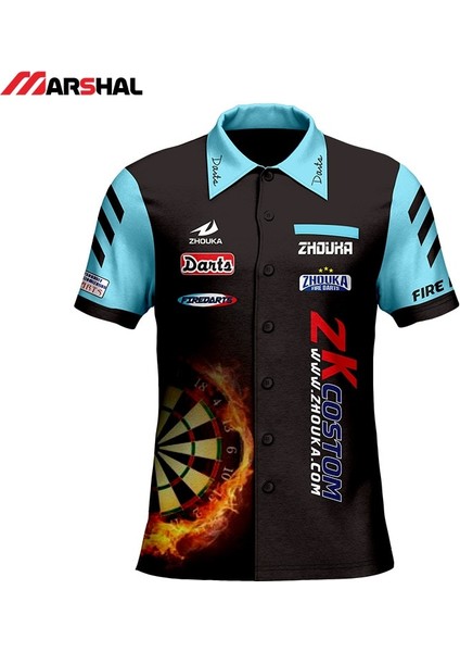 Xl... Özelleştirme Stili Süblimasyon Baskı Fabrikası ile Özel Erkek Atış Gömleği Özel Dart Erkek T Shirt Oem Üretici Tasarımı (Yurt Dışından)