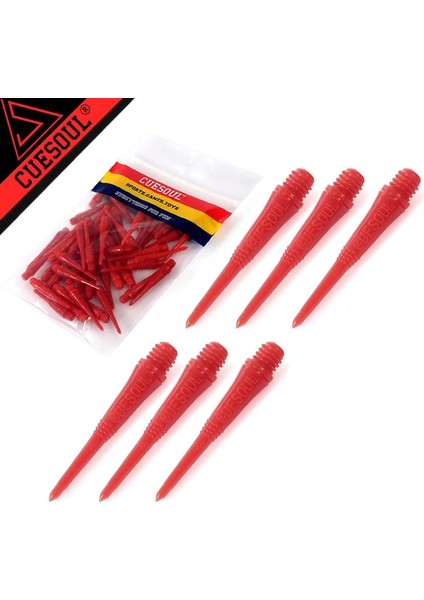 Kırmızı 50 Adet Tarzı Cuesoul Naylon Yumuşak Ucu Elektronik Dart Dart Noktaları Dart Tahtası Oyunları Için Dart Aksesuarları (Yurt Dışından) fırsatları