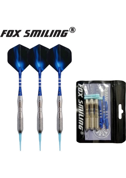 E 18G Stili Fox Gülen G Profesyonel Elektrikli Yumuşak Uçlu Dart Alüminyum Şaftlı (Yurt Dışından)