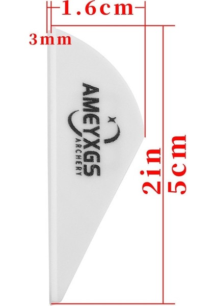 RENK10 Stili Kauçuk Ok Tüyleri Okçuluk Bileşik Olimpik Yay Çekim Açık Yay Avcılık Aksesuarları Için Yüksek Hızlı Tüy (Yurt Dışından)