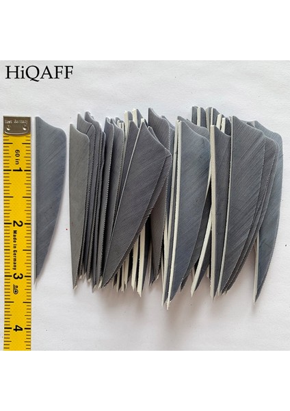 Zeytin Yeşili Tarzı Hi-Q 3 Inç Doğal Hindi Tüyleri Kalkan Kesim Okçuluk Fletches Tüy Ok Fletching 3'' Kanatlar Kırmızı (Yurt Dışından)