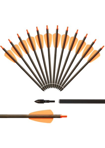 6 Adet3 Tarzı Toparchery Adet Taktik Avcılık Okları 15" Askeri Plastik Tatar Yayı Avcılık Küçük Cıvata Çelik Ok Okçuluk Aksesuarı (Yurt Dışından) fırsatları