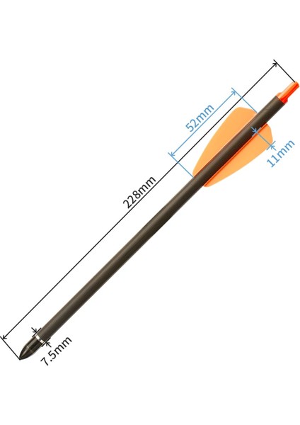 6 Adet3 Tarzı Toparchery Adet Taktik Avcılık Okları 15" Askeri Plastik Tatar Yayı Avcılık Küçük Cıvata Çelik Ok Okçuluk Aksesuarı (Yurt Dışından) indirimleri